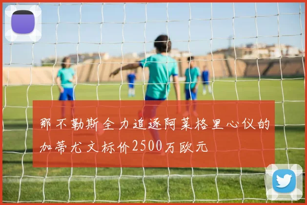 那不勒斯全力追逐阿莱格里心仪的加蒂尤文标价2500万欧元